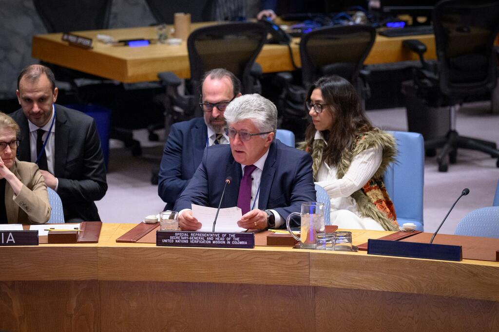 秘书长特别代表兼联哥核查团团长延恰向安理会成员通报该团在哥伦比亚的任务情况。